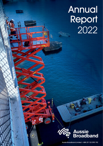 Thumbnail Aussie Broadband Limited Annual Report 2022