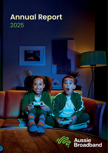 Thumbnail Aussie Broadband Limited Annual Report 2025