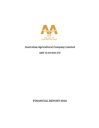 Miniature Australian Agricultural Company Rapport financier 2020