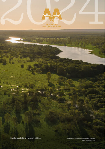 Thumbnail Australian Agricultural Company Sustainability Report 2024