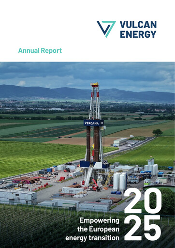 Thumbnail Vulcan Energy Resources Annual Report 2025