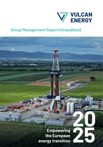 Thumbnail Vulcan Energy Resources Financial Report 2025