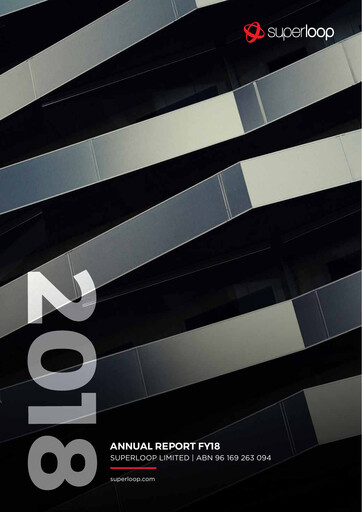 Thumbnail Superloop Limited Annual Report 2018