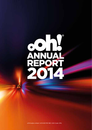 Miniature oOh!media Limited Rapport annuel 2014