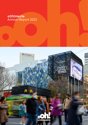 Miniature oOh!media Limited Rapport annuel 2022