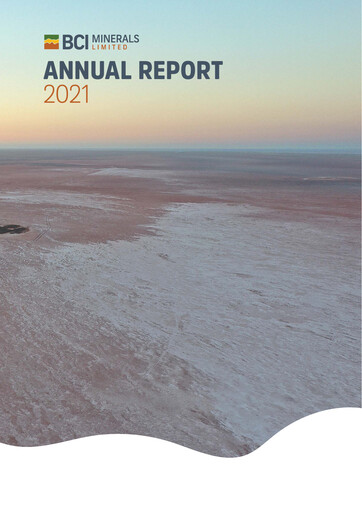 Thumbnail BCI Minerals Limited Annual Report 2021