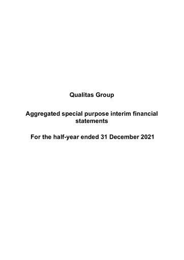 Miniature Qualitas Limited Rapport financier 2022-h1