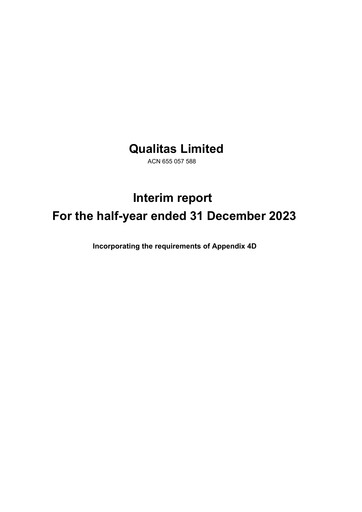 Miniature Qualitas Limited Rapport financier 2024-h1