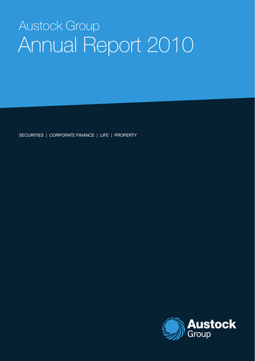 Vorschaubild Generation Development Group Jahresbericht 2010