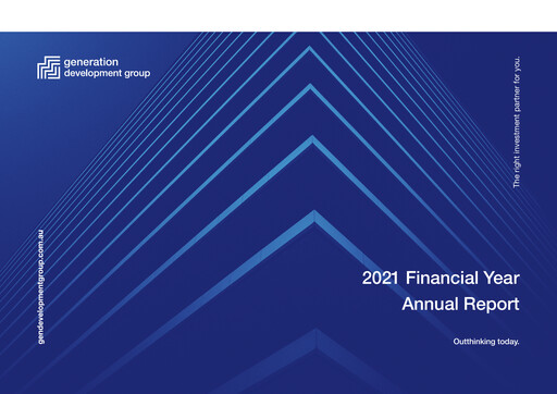 Vorschaubild Generation Development Group Jahresbericht 2021