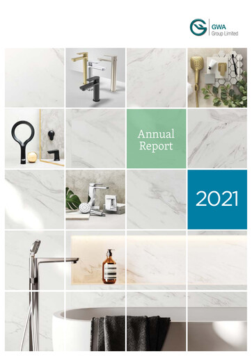 Thumbnail GWA Group Limited Annual Report 2021