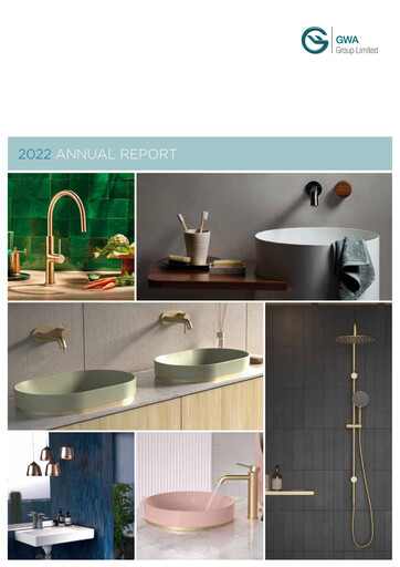 Thumbnail GWA Group Limited Annual Report 2022