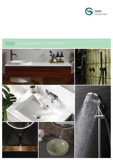 Thumbnail GWA Group Limited Sustainability Report 2022