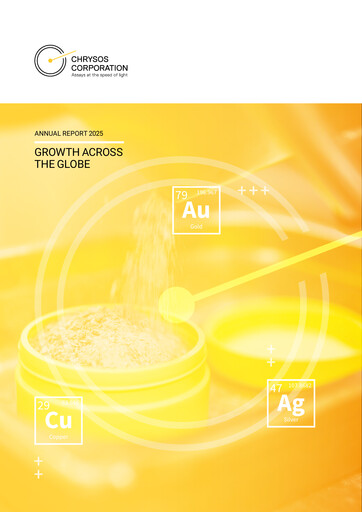 Thumbnail Chrysos Corporation Limited Annual Report 2025