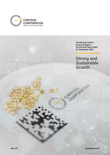 Vorschaubild Chrysos Corporation Limited Finanzbericht 2024-h1