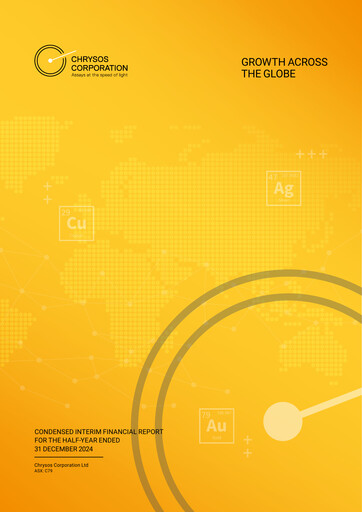 Vorschaubild Chrysos Corporation Limited Finanzbericht 2025-h1