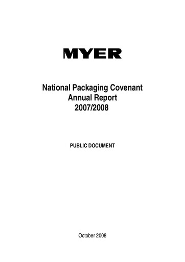 Thumbnail Myer Holdings Annual Report 2008
