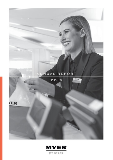 Thumbnail Myer Holdings Annual Report 2019