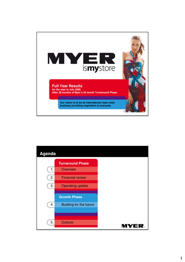 Thumbnail Myer Holdings Financial Report 2008
