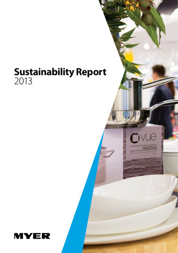 Vorschaubild Myer Holdings Nachhaltigkeitsbericht 2013