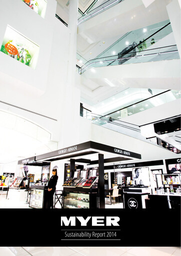 Vorschaubild Myer Holdings Nachhaltigkeitsbericht 2014