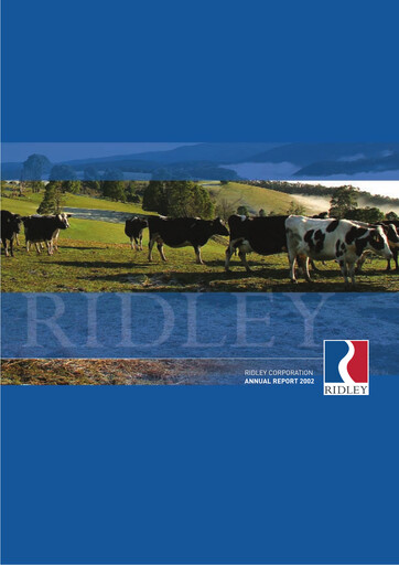 Thumbnail Ridley Corporation Annual Report 2002