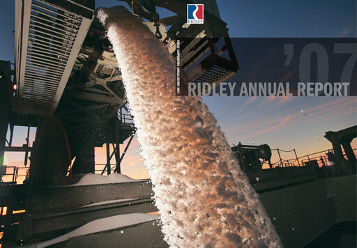 Thumbnail Ridley Corporation Annual Report 2007