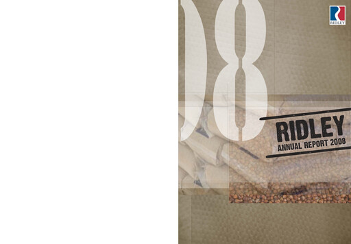 Thumbnail Ridley Corporation Annual Report 2008