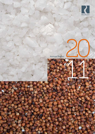 Thumbnail Ridley Corporation Annual Report 2011