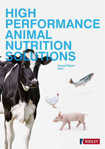 Thumbnail Ridley Corporation Annual Report 2015