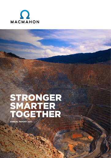 Thumbnail Macmahon Holdings Annual Report 2017