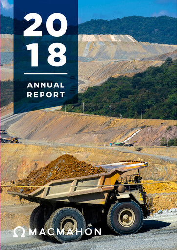 Thumbnail Macmahon Holdings Annual Report 2018