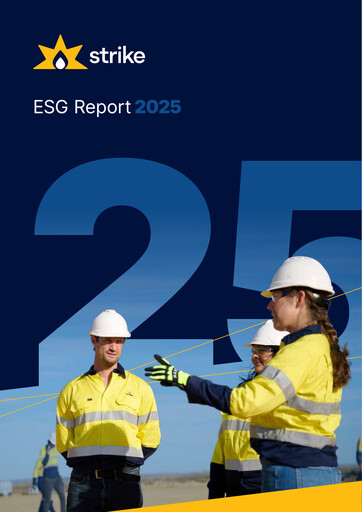 Thumbnail Strike Energy Sustainability Report 2025