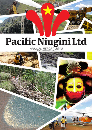 Thumbnail Pantoro Limited Annual Report 2012