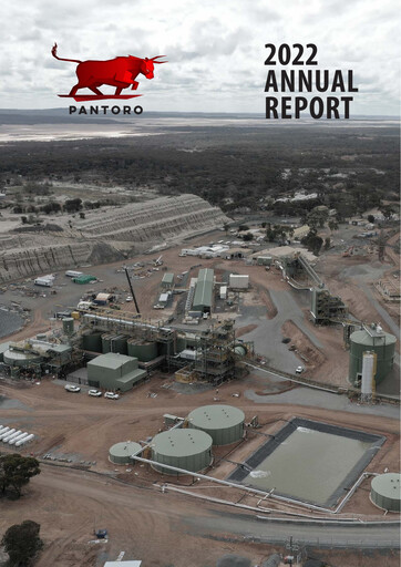Thumbnail Pantoro Limited Annual Report 2022