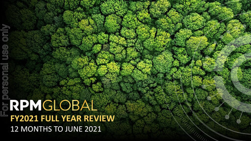 Thumbnail RPMGlobal Holdings Limited Financial Report 2021