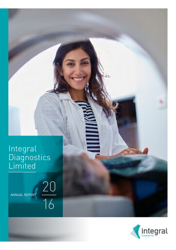 Miniature Integral Diagnostics Limited Rapport annuel 2016