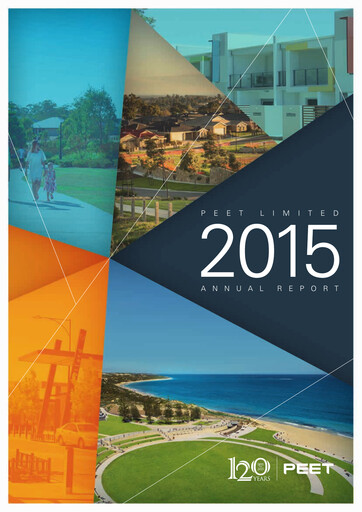 Thumbnail Peet Limited Annual Report 2015