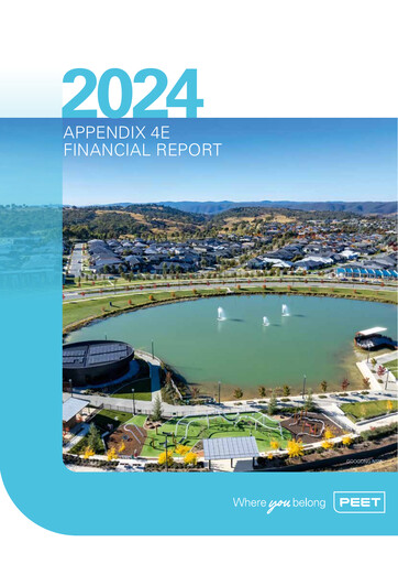 Thumbnail Peet Limited Financial Report 2024