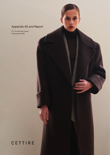 Thumbnail Cettire Limited Financial Report 2023-h1