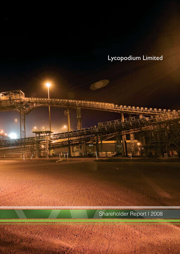 Thumbnail Lycopodium Annual Report 2008