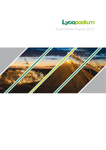 Thumbnail Lycopodium Annual Report 2010