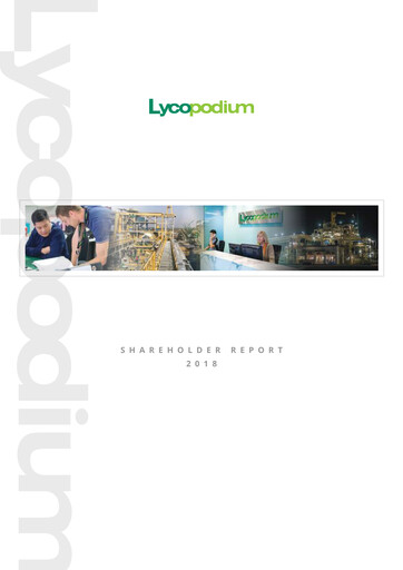 Thumbnail Lycopodium Annual Report 2018