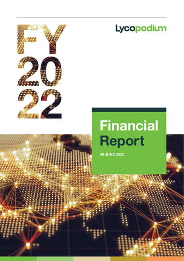 Thumbnail Lycopodium Financial Statement 2022