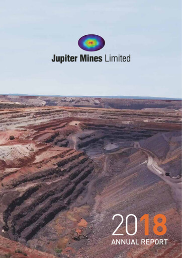 Thumbnail Jupiter Mines Limited Annual Report 2018