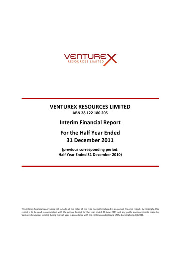 Thumbnail Develop Global Limited Financial Report 2012-h1