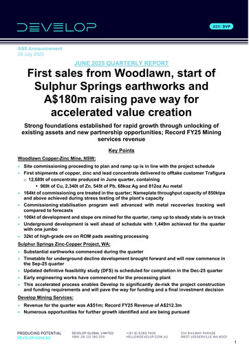 Miniature Develop Global Limited Rapport trimestriel 2025-q4