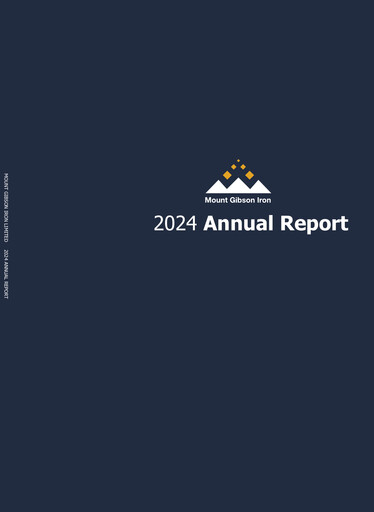 Thumbnail Mount Gibson Iron Annual Report 2024