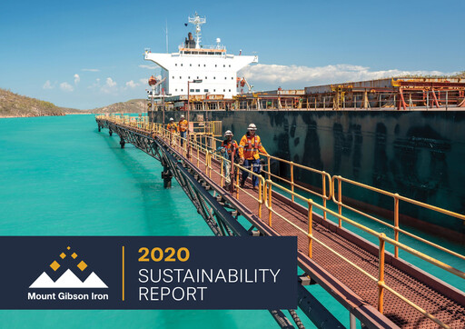 Thumbnail Mount Gibson Iron Sustainability Report 2020