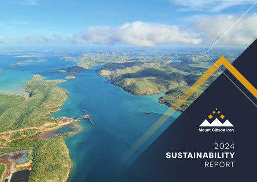 Thumbnail Mount Gibson Iron Sustainability Report 2024